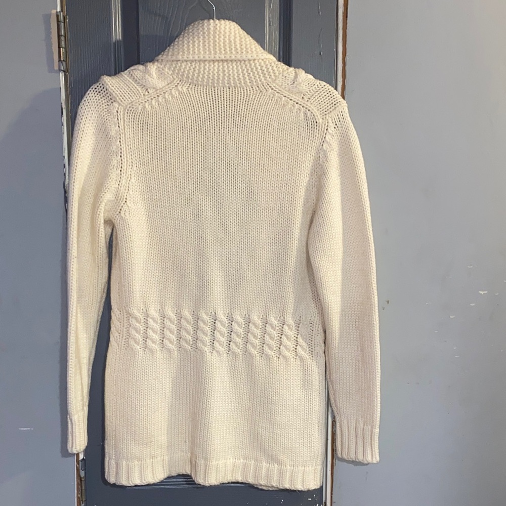 Cozy Cream Cable Knit Cardigan - Picture 5 of 8